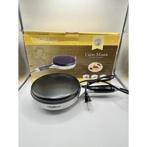 VillaWare Electric Classic 7" Inch Crepe Maker Model 5225 Open Box